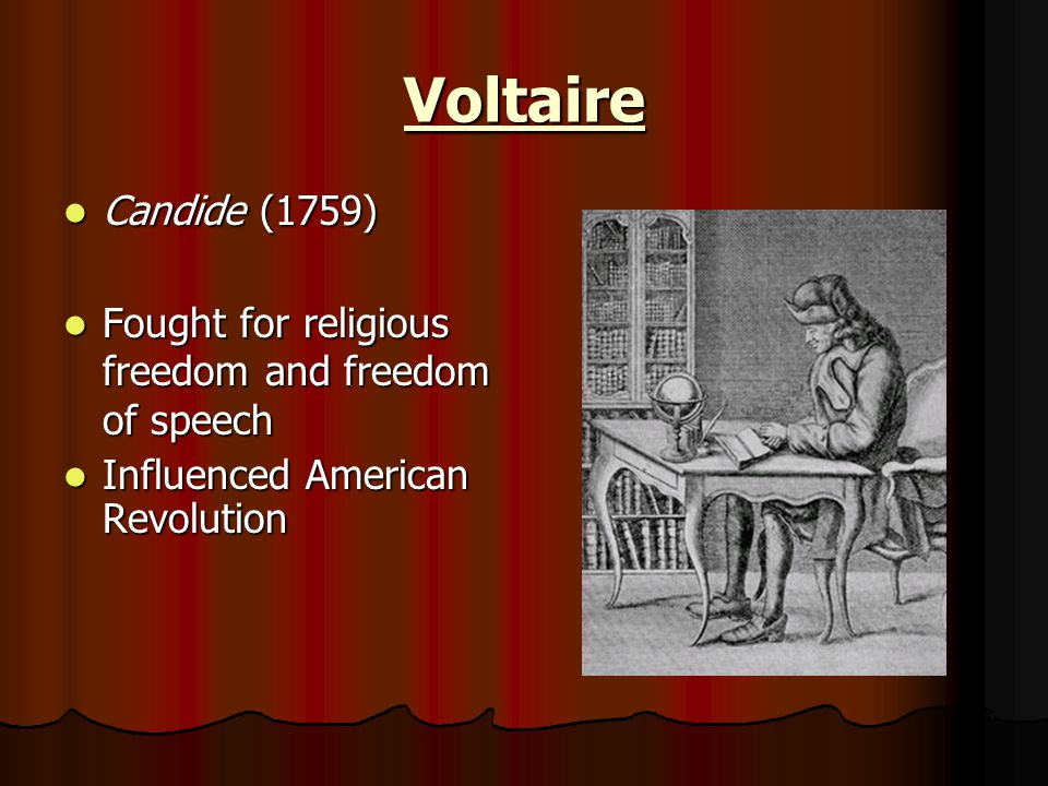 Voltaires religious hypocrisy on candide